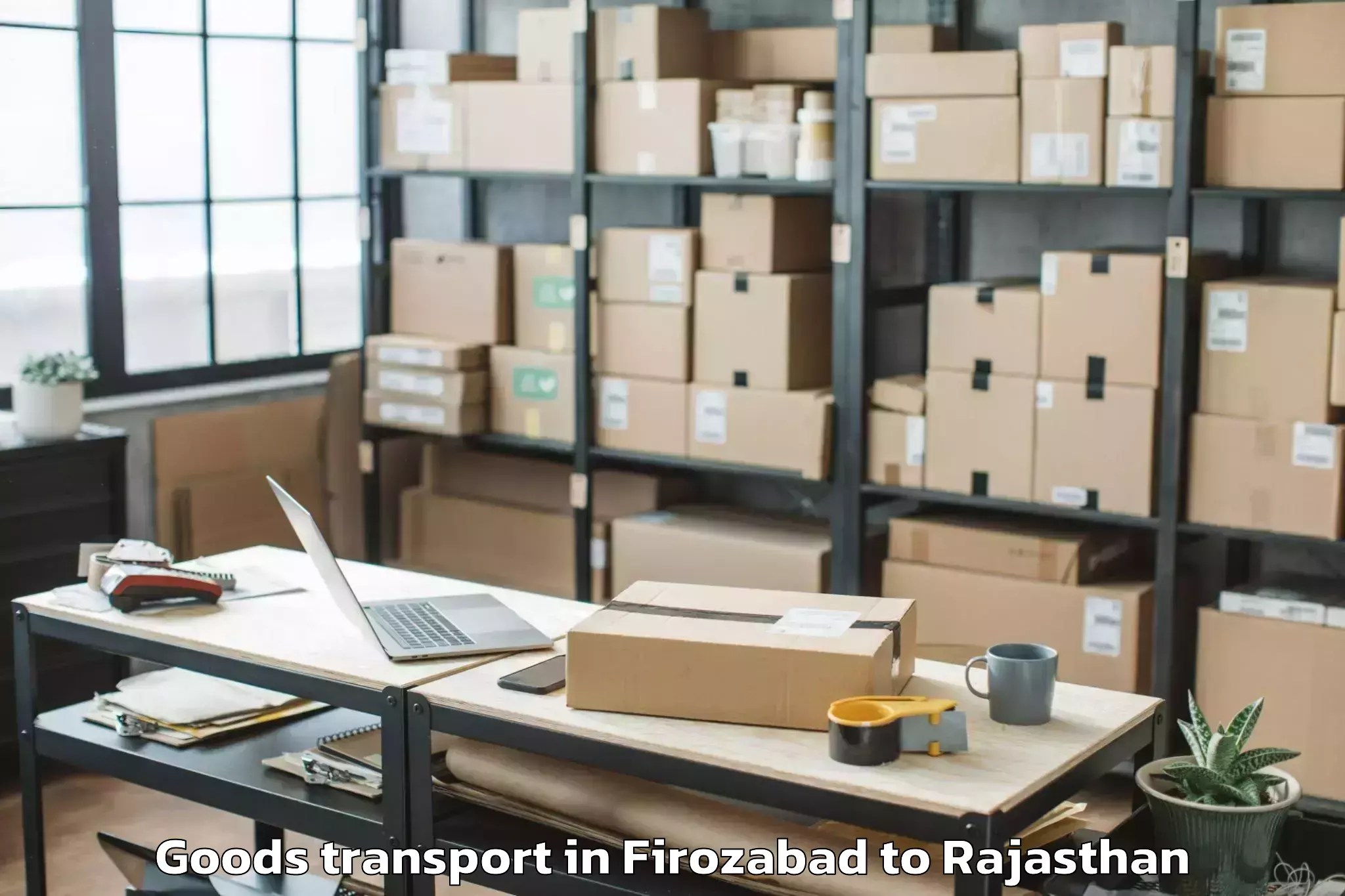 Leading Firozabad to Dholpur Goods Transport Provider